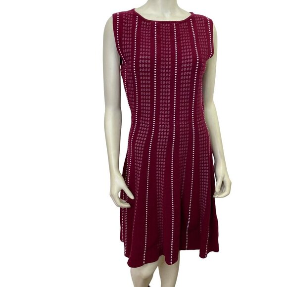 BCBG MAXAZRIA VICTORIA SLEEVESLESS SWEATER DRESS L - Picture 3 of 7
